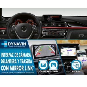 Interfaz de Cámara Delantera y Trasera con Mirror Ink para BMW
