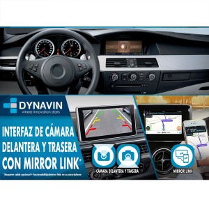 Interfaz de Cámara Delantera y Trasera con Mirror Link para BMW CCC, CT