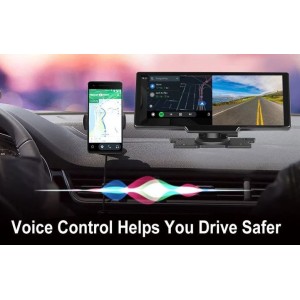 Monitor de 9'' con CarPlay, Android Auto, DVR y Cámara Parking