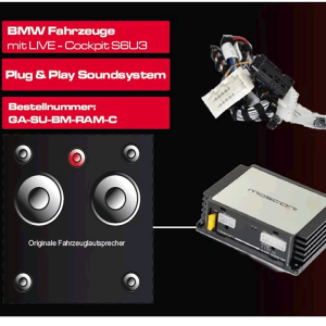 Paquete SoundUp para todos los BMW de la serie G con unidad RAM de fábrica.