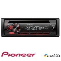 Sintonizador Pioneer CD 1-DIN con Bluetooth, USB, Spotify app Pioneer Smart Sync y compatible con dispositivos Android.