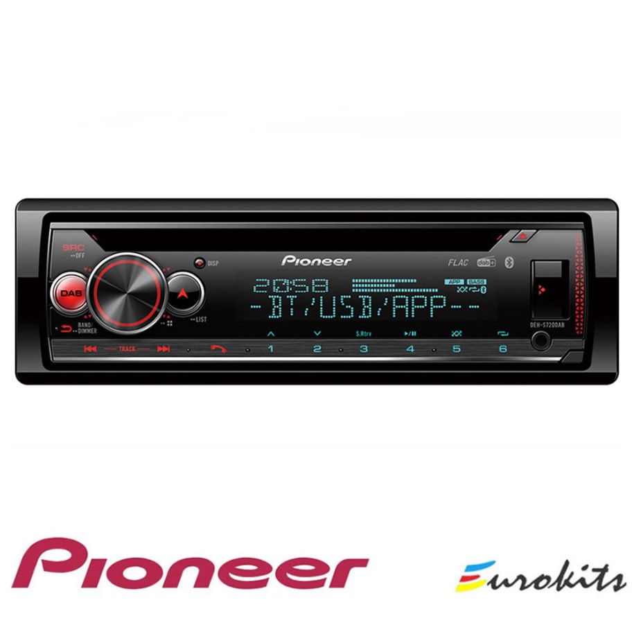 Pioneer - Sintonizador Pioneer CD 1-DIN con DAB/DAB+, Bluetooth
