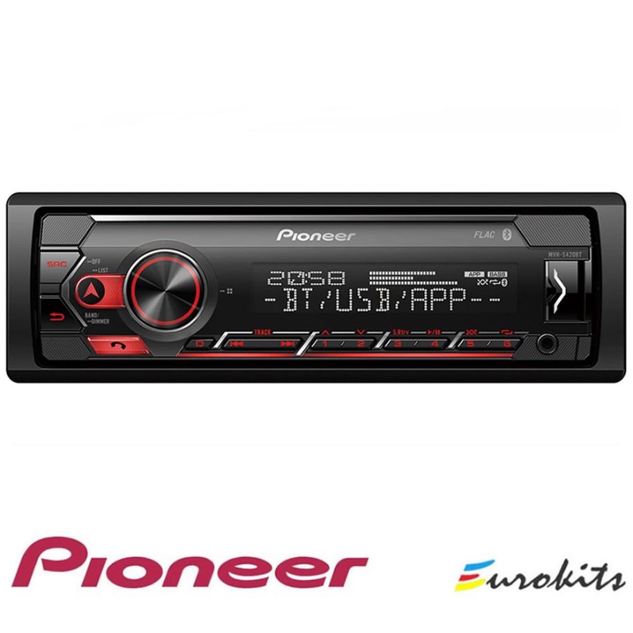 RADIO 1-DIN BLUETOOTH USB Y SPOTIFY PARA IPHONE Y ANDROID PIONEER