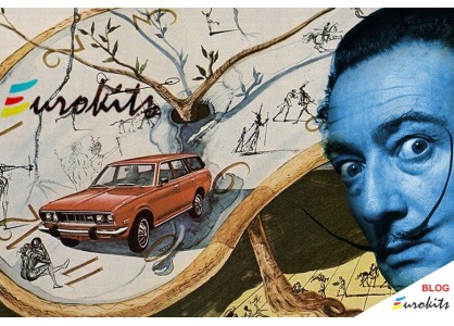Salvador Dalí: ¡Pintaba hasta los coches!