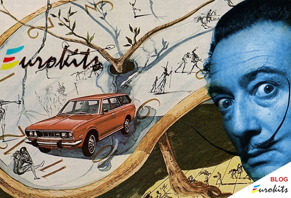 Salvador Dalí: ¡Pintaba hasta los coches!